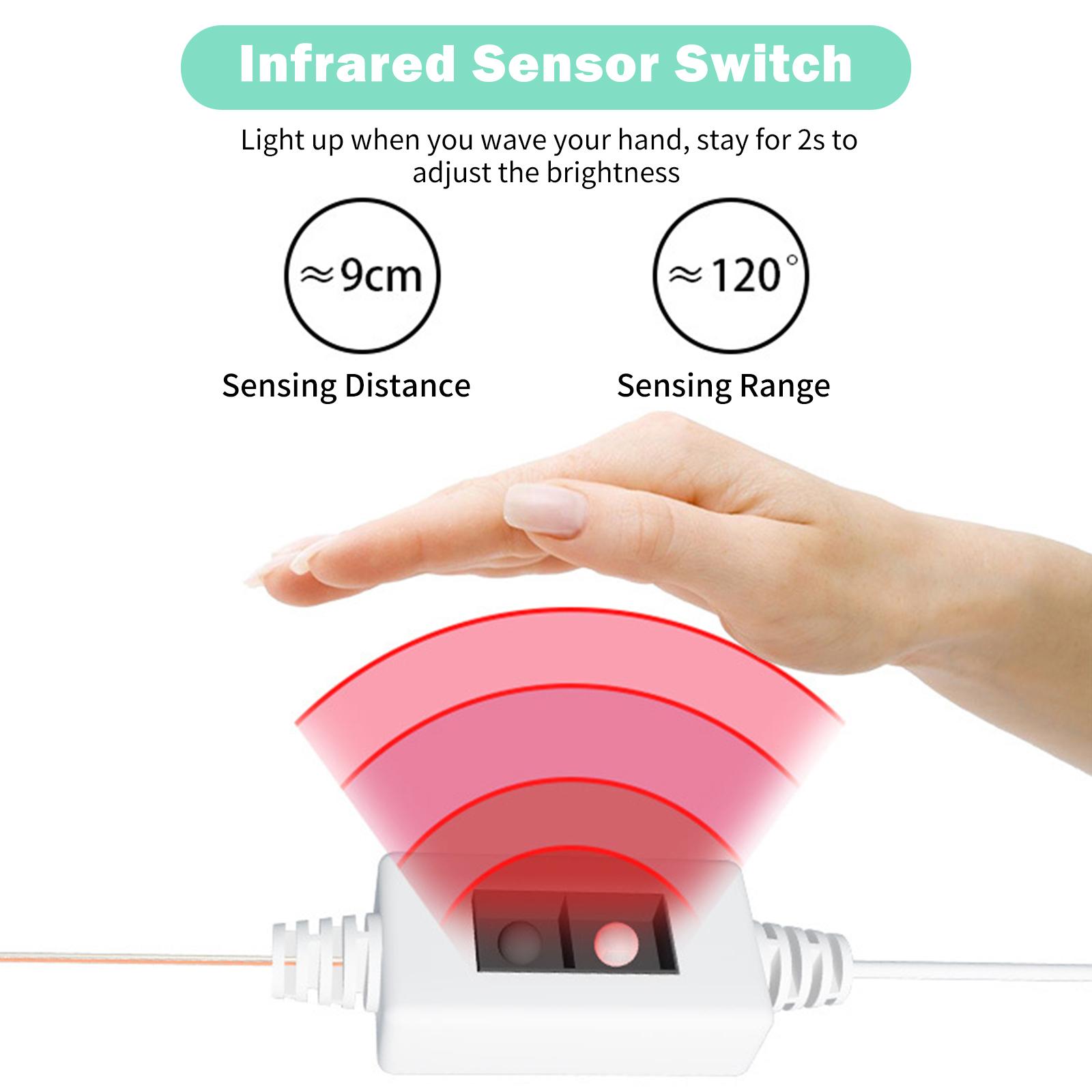 Đèn Gương Trang Điểm Led Điều Khiển Cảm Biến Thông Minh