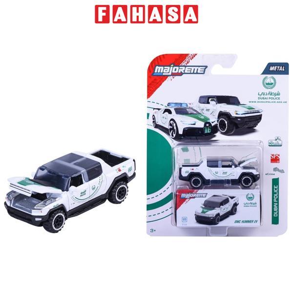 Đồ Chơi Mô Hình Xe Dubai Police Deluxe GMC Hummer EV - Majorette 8503101000B47