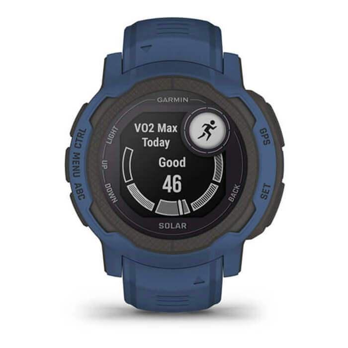 Đồng Hồ Thông Minh Garmin Instinct 2 Solar - Tidal Blue (Màu Xanh Dương) - Hàng Chính Hãng