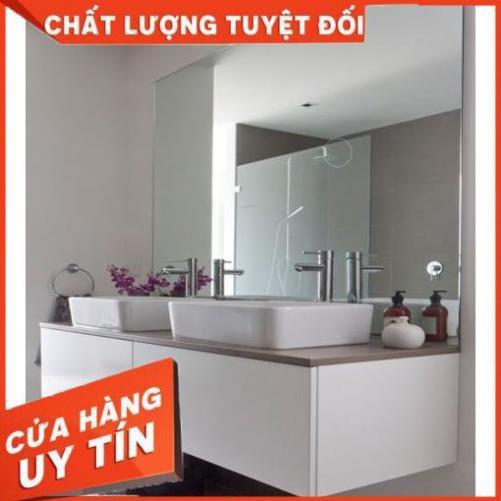 Gương soi nhà tắm kiếng soi dán tương giá rẻ treo tương kích thước 60x80 - guong mirror