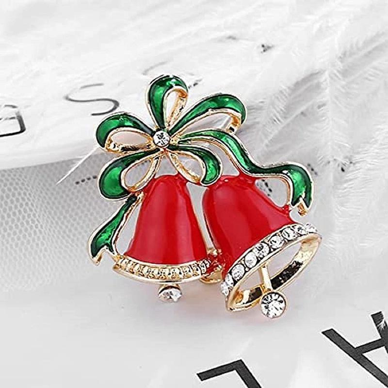 Christmas Bell Napkin Ring,Xmas Napkin Ring Holders for Dinning Table Parties Wedding Everyday, Table Accessories 6Pcs