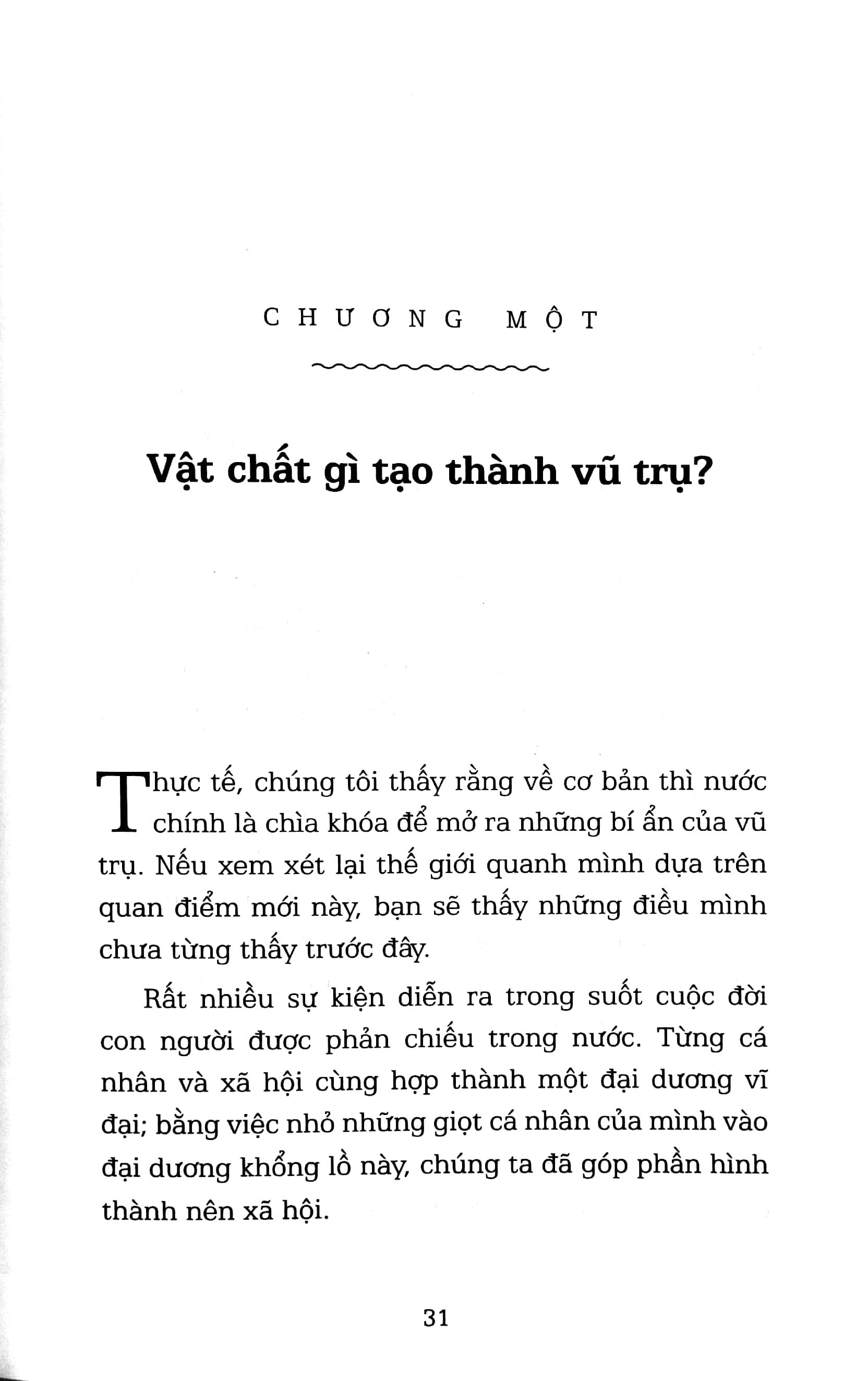 Thông Điệp Của Nước (Tái Bản 2020)