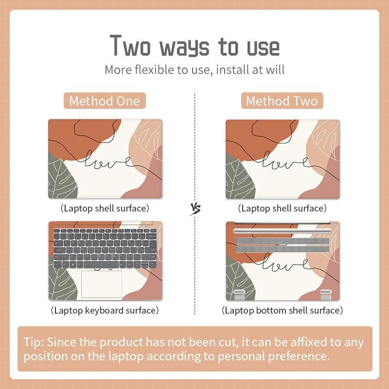 Miếng Dán Trang Trí laptop Chống Thấm Nước Họa Tiết Hoạt Hình Dễ Thương Dành Cho Acer Dell Asus Lenovo HP