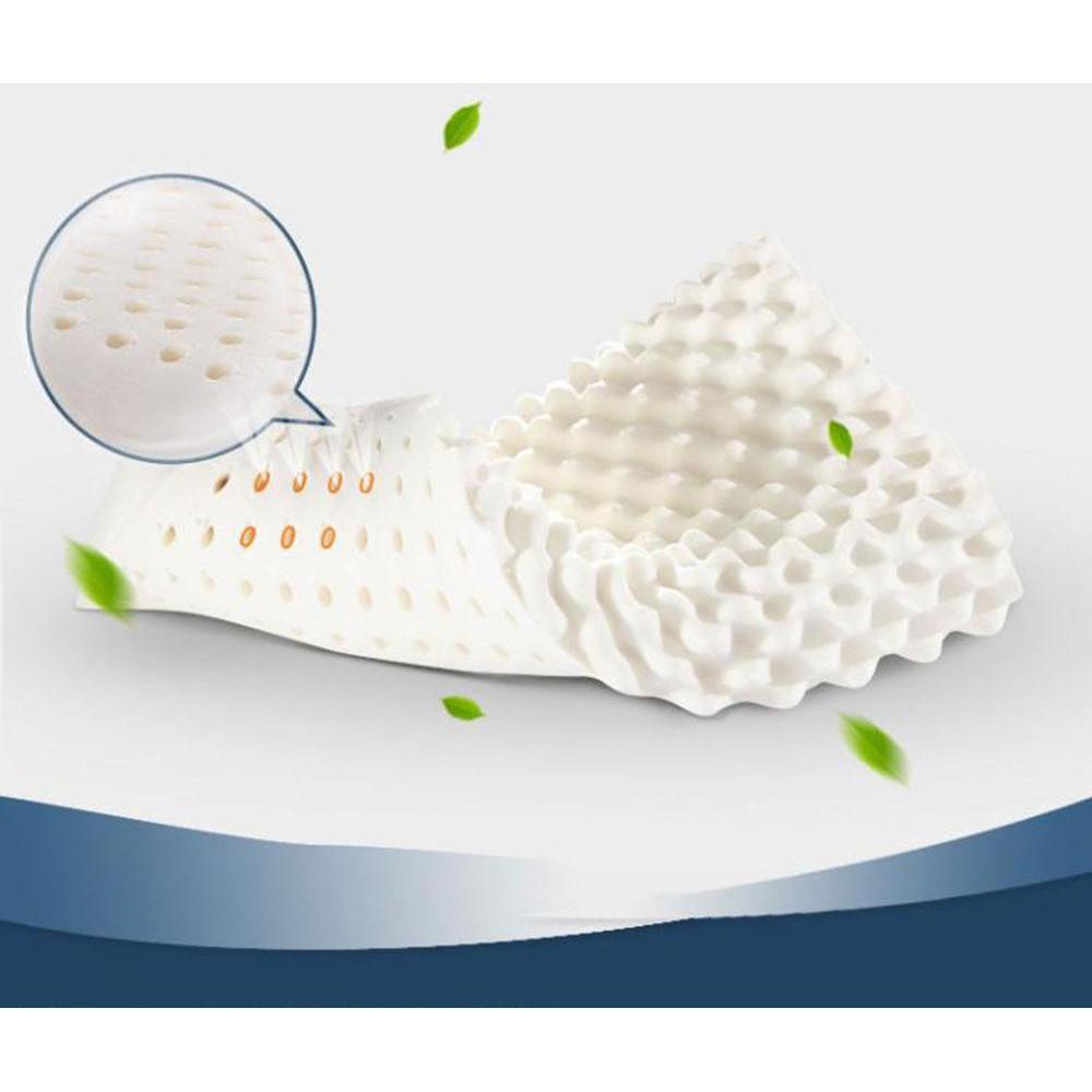 Gối cao su non người lớn, đàn hồi tốt, chống ngáy ngủ và đau cột sống