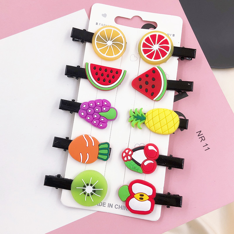 Kẹp tóc mái cute mini cho bé gái set 10 cái nhỏ xinh dễ thương phong cách hàn quốc, cặp tóc cho bé gái