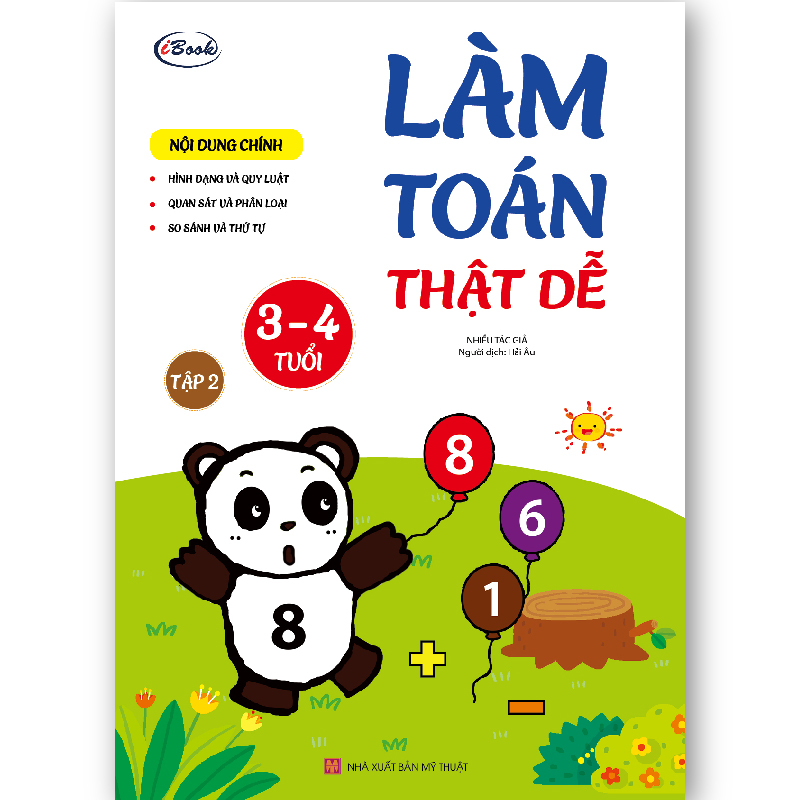 Làm toán thật dễ 3-4 tuổi Tập 2