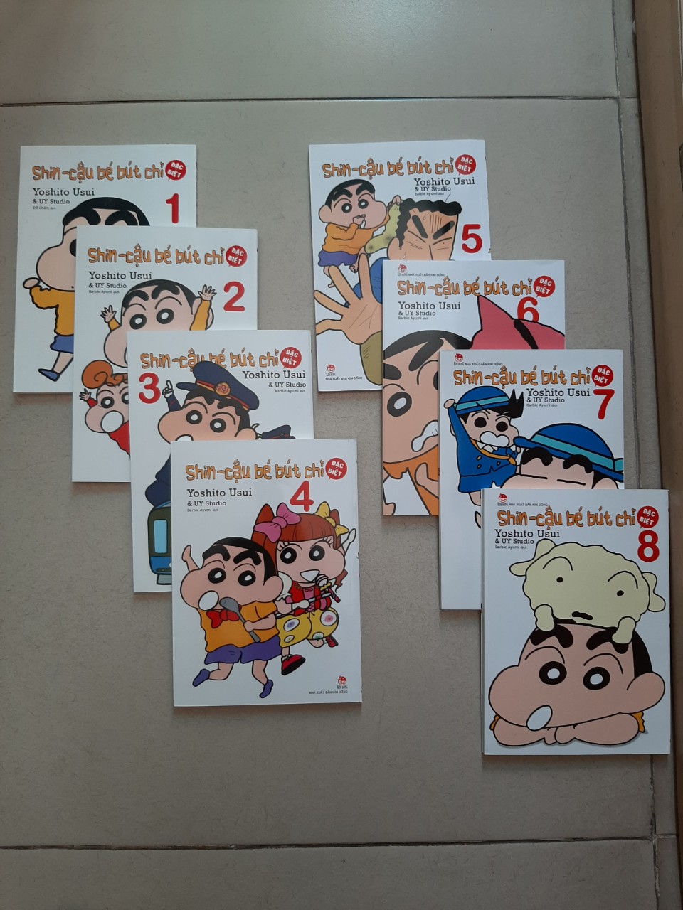 Combo 8 cuốn: Shin - cậu bé bút chì - Tập 1 đến tập 8