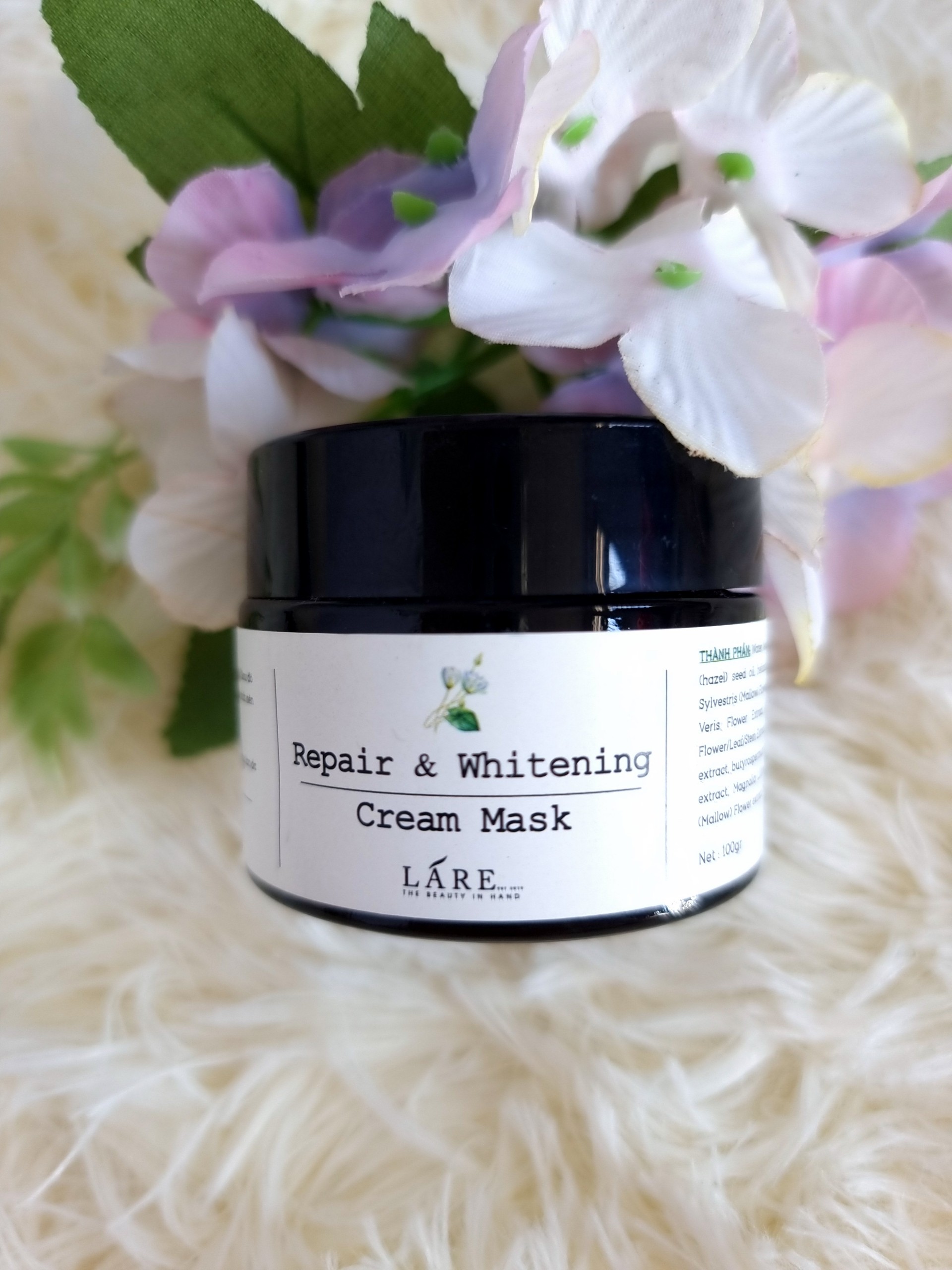 MẶT NẠ REPAIR & WHITENING PHỤC HỒI, TRẮNG DA VÀ CHỐNG LÃO HÓA LÁRE 50GR