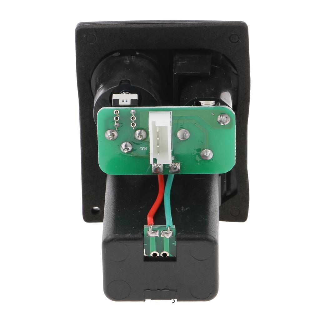 9V Guitar Bass EQ Pickup Battery Box Case w/ Circuit Black
