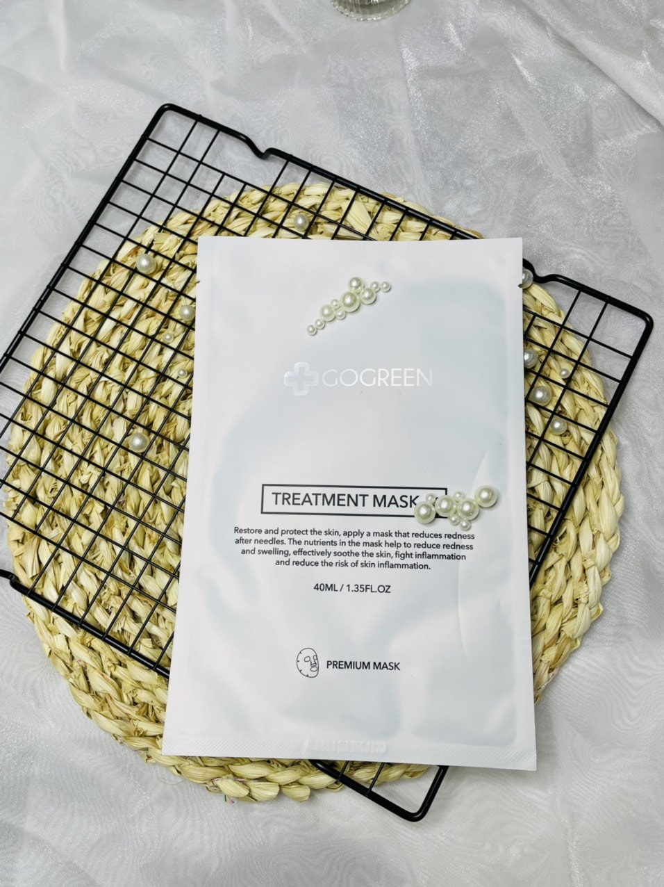 GOGREEN TREATMENT MASK – Mặt nạ giảm đỏ và phục hồi sau phục hồi da