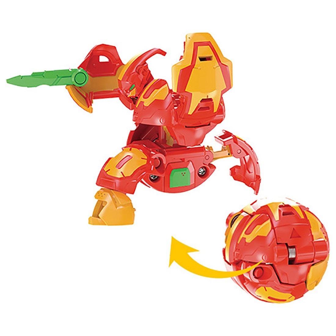 Quyết Đấu Bakugan - Siêu Chiến Binh Giáp Sĩ Lửa DX Cyndeous Red - Baku024