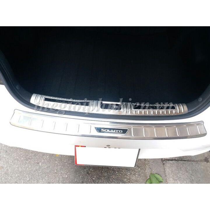 Bộ sản phẩm ỐP BẬC CỐP VÀ BẬC CỬA Inox xe Kia Soluto