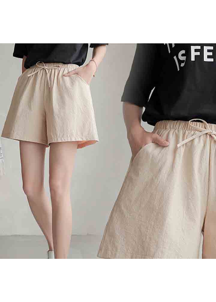Quần short, quần đùi nữ vải đũi siêu mát