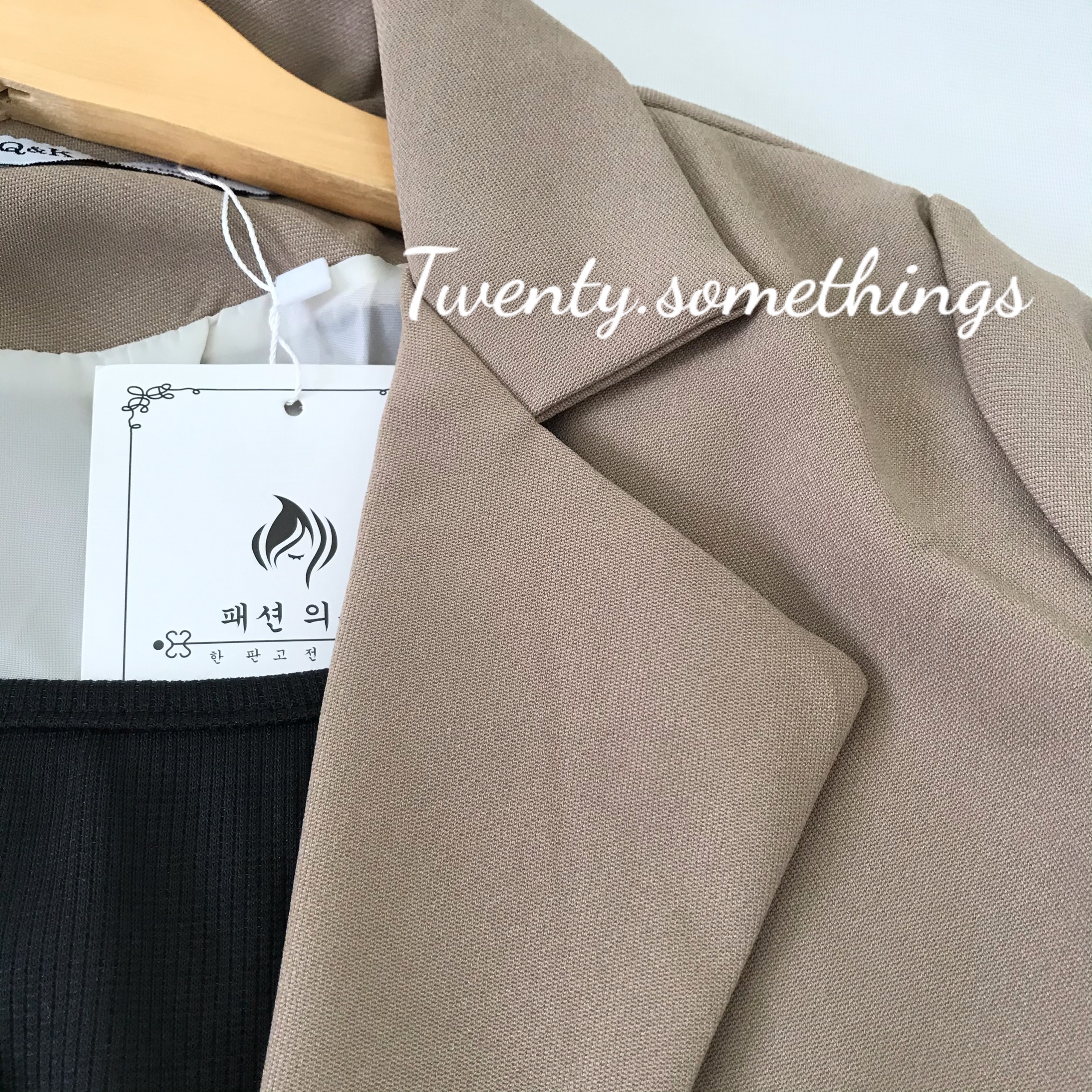 ÁO BLAZER NÂU TÂY HÀN QUỐC 2 LỚP