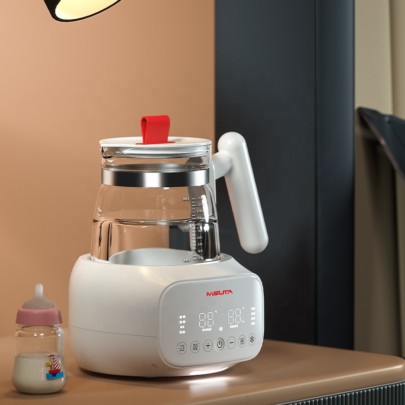 Máy đun nước pha sữa, pha cafe, pha trà, đun nước sôi siêu tốc Misuta khử clo, giữ nhiệt, có quạt tản nhiệt