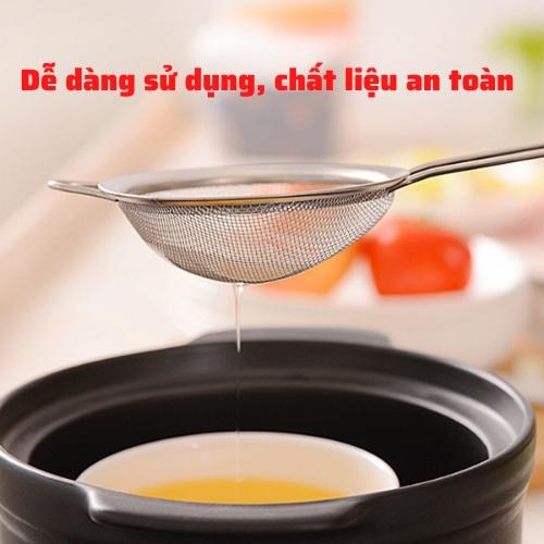 rây lọc trà Inox ray lọc siêu mịn lọc bọt,dầu,cháo cao cấp không gỉ đa năng tiện lợi dễ dàng sử dụng bộ dụng cụ lọc