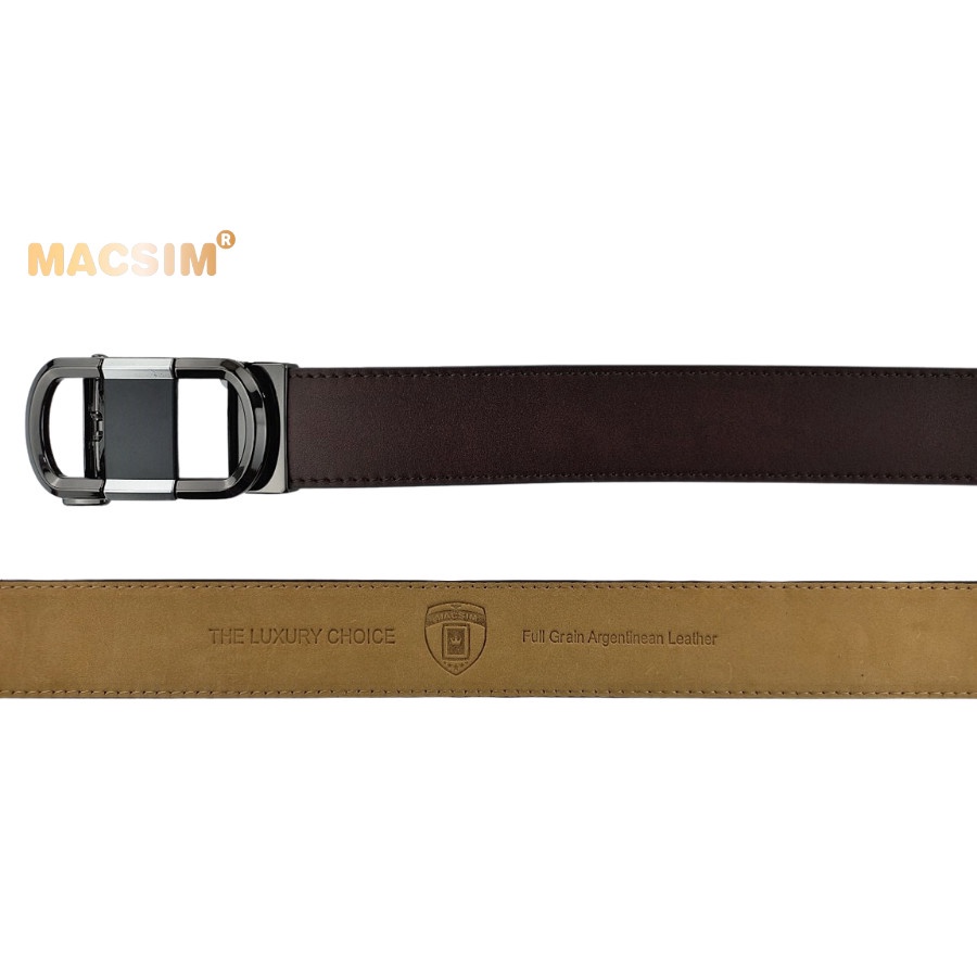 Thắt lưng nam da thật cao cấp nhãn hiệu Macsim MS037