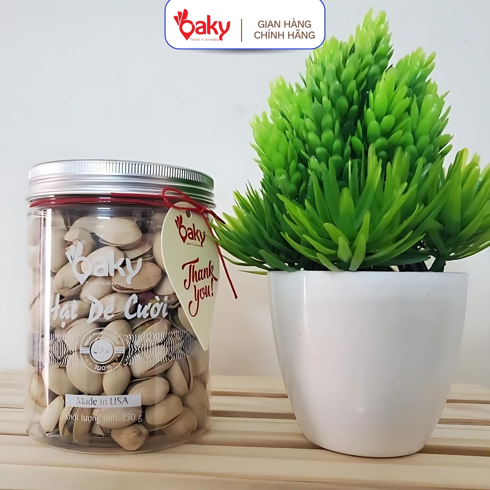 Hạt Dẻ Cười Rang Muối Oaky 250g – Nhập Khẩu Mỹ, Giàu Dinh Dưỡng, Vị Mặn Vừa Ăn