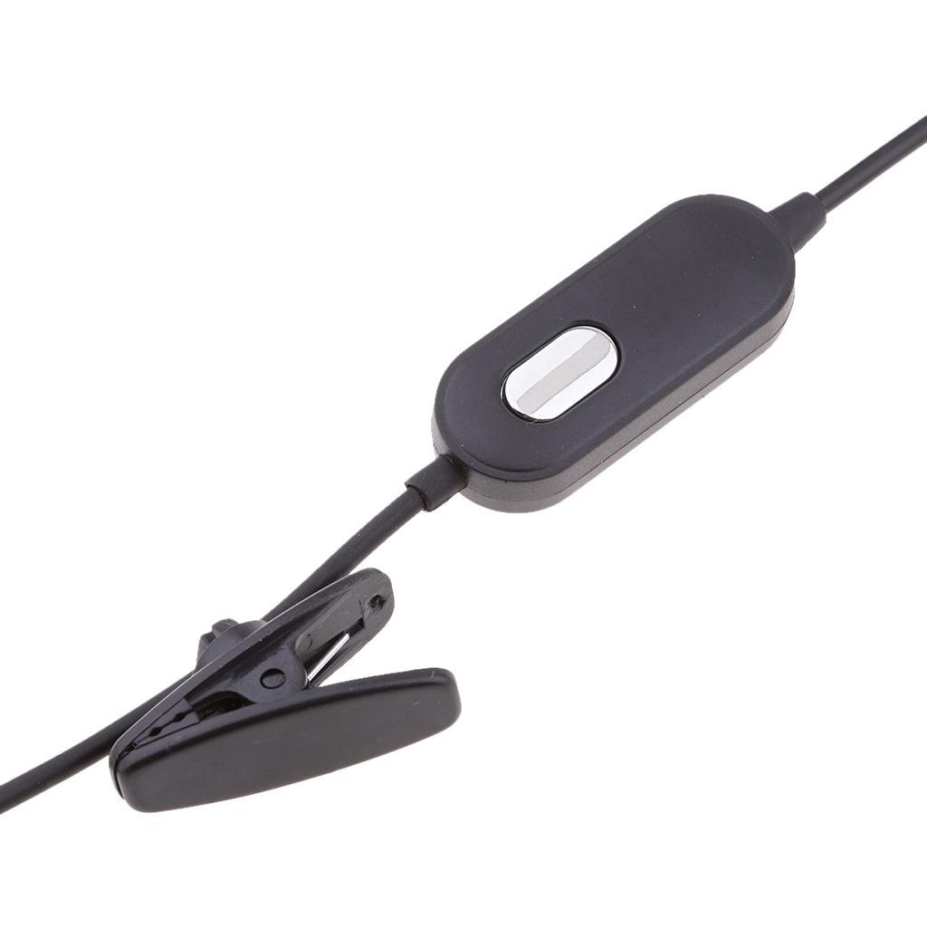 Ear-Hook Earpiece Headset PTT Walkie Talkie Microphone 2Pin For MIDLAND GXT400/450 Radio