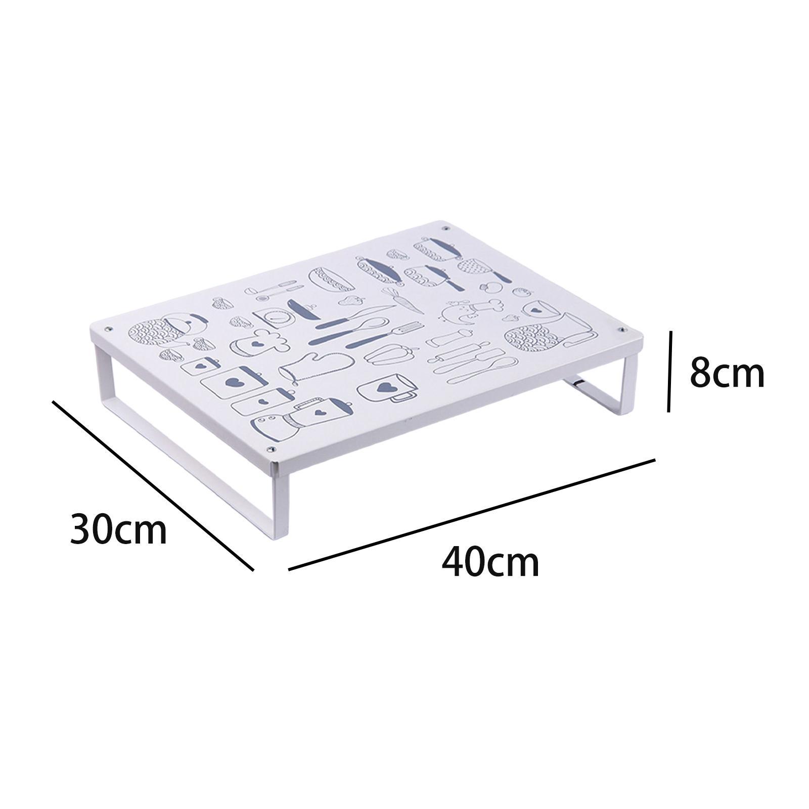 Multipurpose Spice Storage Holder Seasoning Jar Holder for Pantry Cupboard White