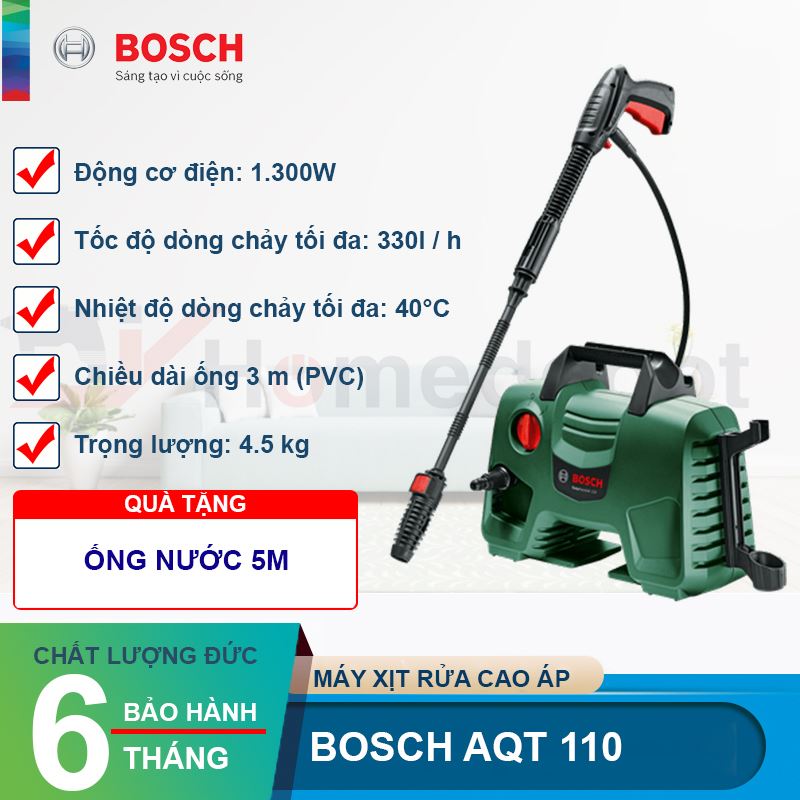 Máy xịt rửa cao áp Bosch AQT 110