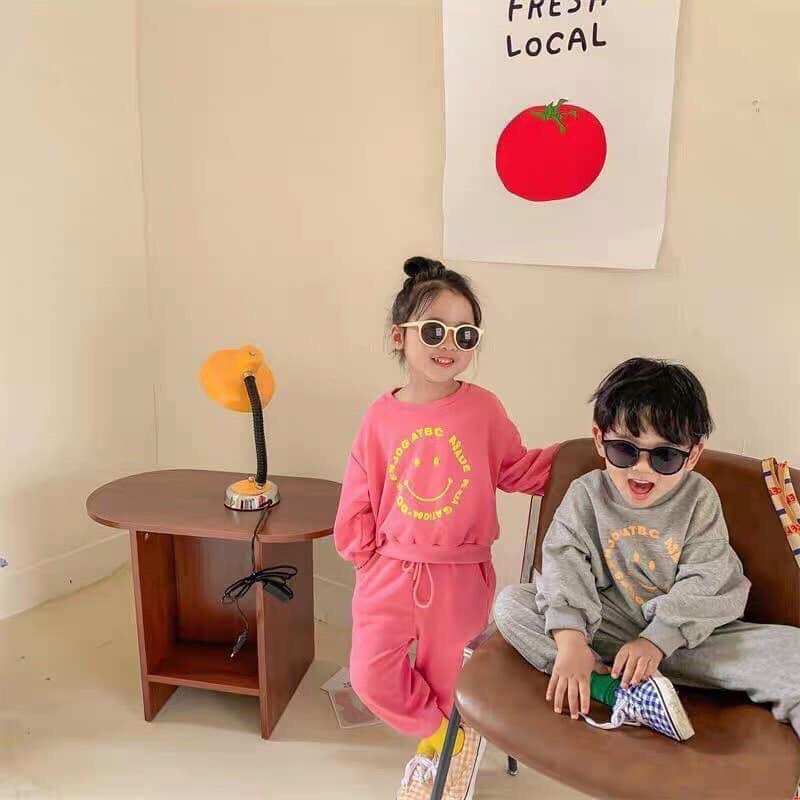 Bộ da cá tàu cá tính cho bé trai,bé gái từ 10-22kg