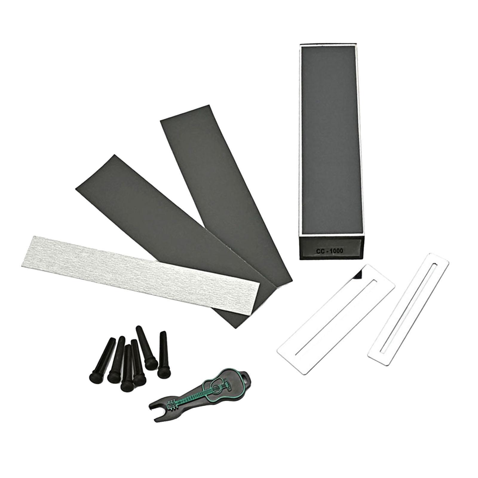 Guitar Fret Crowning Dressing File Luthier String Fret Repairing With Sleeve