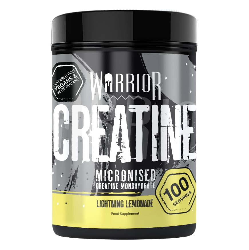 Warrior Micronized Creatine Monohydrate (500g), Bổ Sung Creatine, Tăng Cường Hiệu Suất và Sức Mạnh