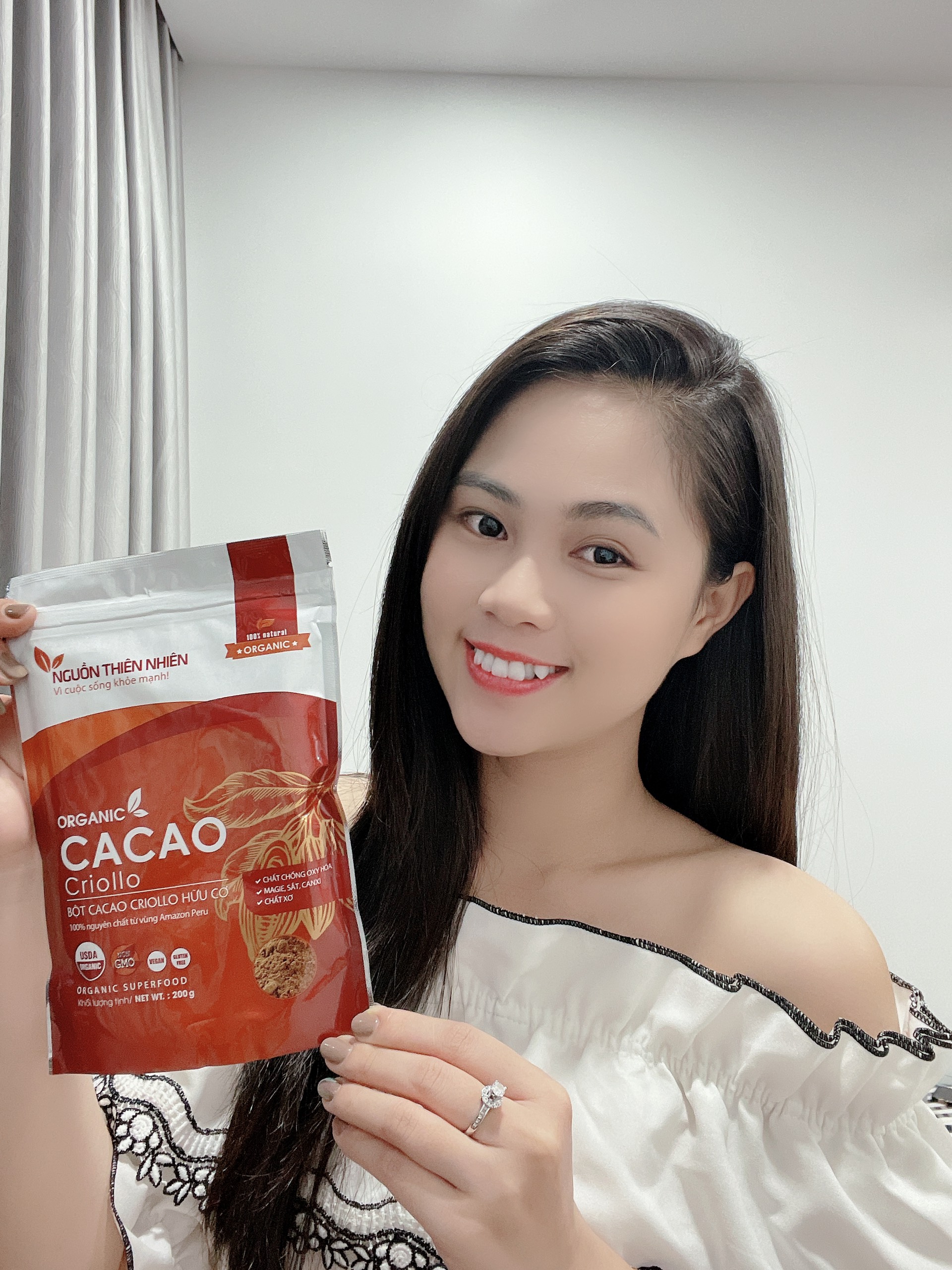 BỘT CACAO CRIOLLO HỮU CƠ PERU (GÓI 200 G) NGUỒN THIÊN NHIÊN