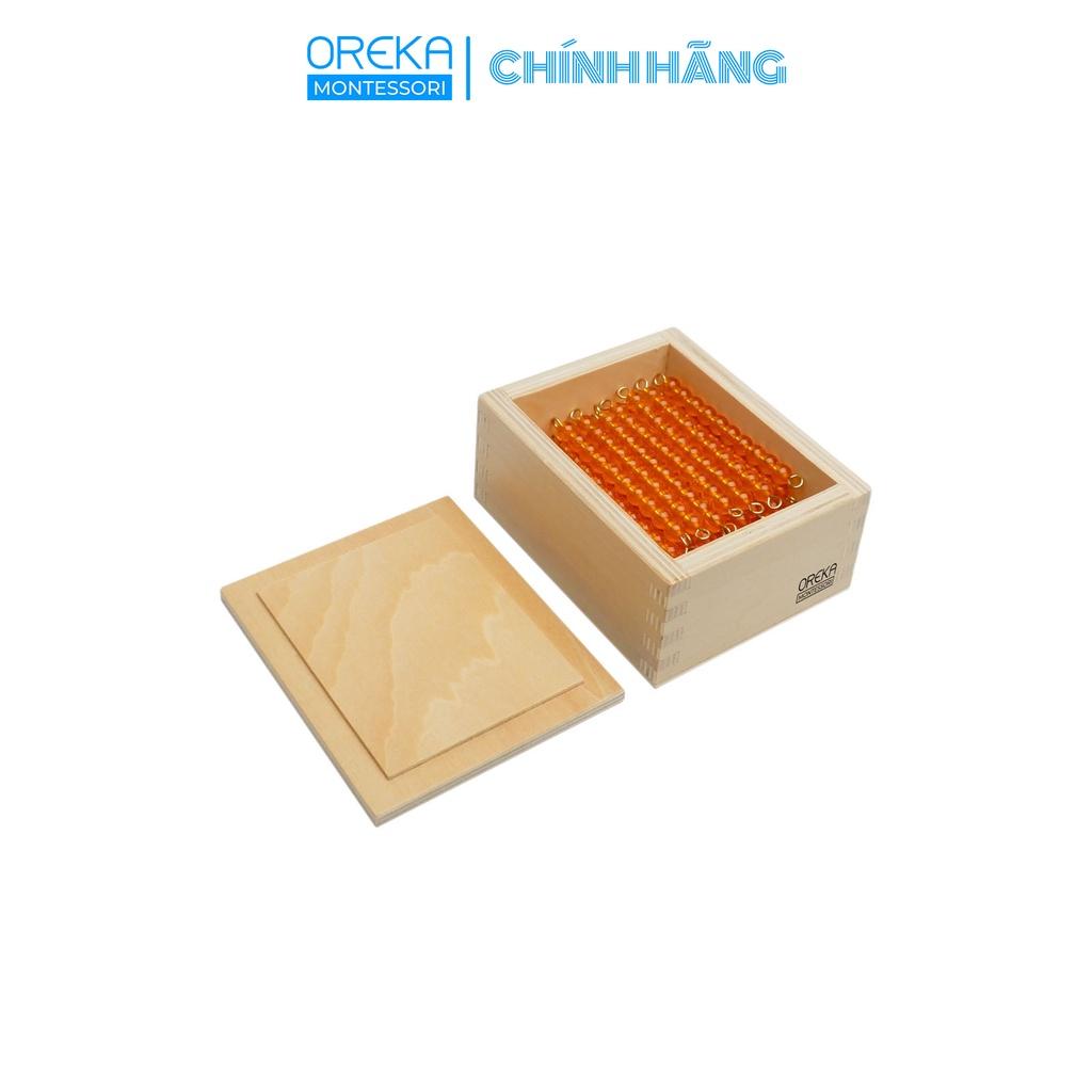 Đồ chơi trẻ em Oreka Montessori Hộp đựng Hạt cườm - 0530240