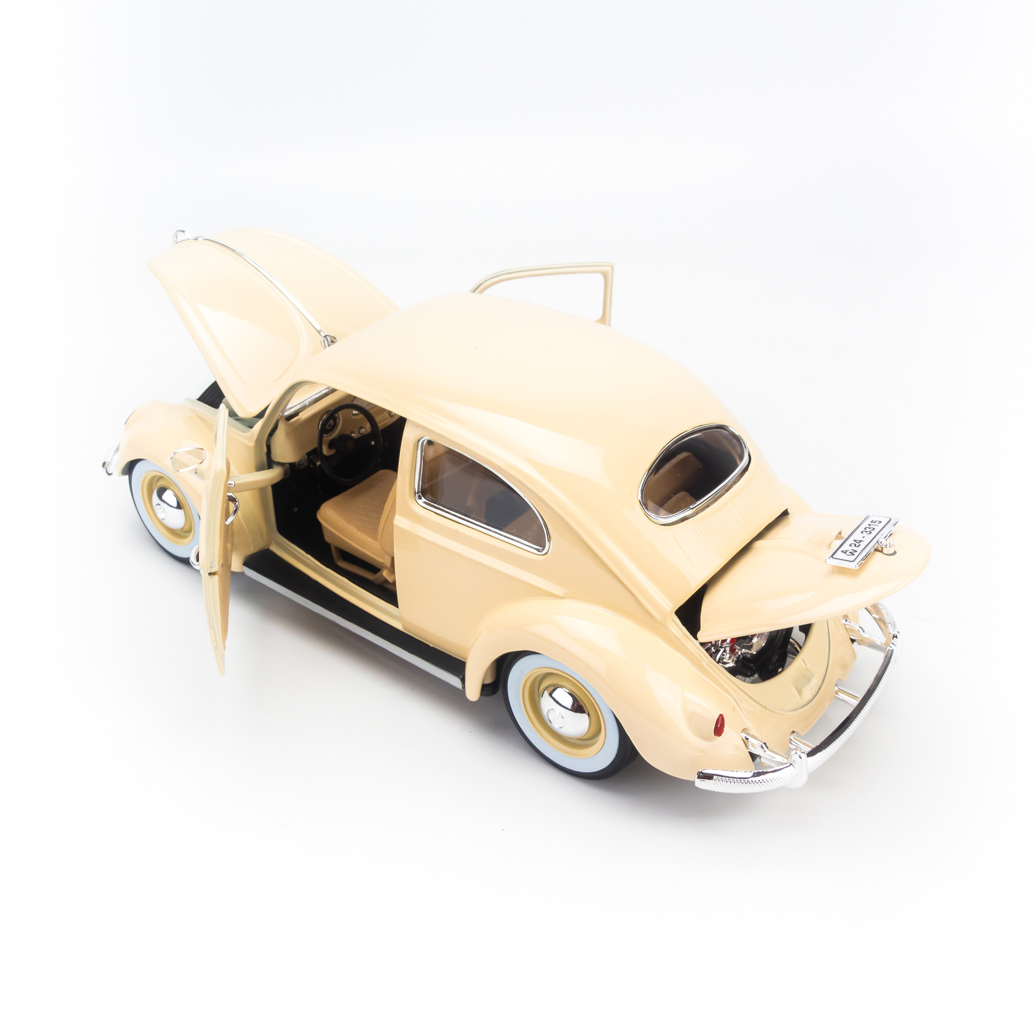 Mô hình xe Volkswagen Kafer Beetle - 1955 Cream 1:18 Bburago - MH 18-12029