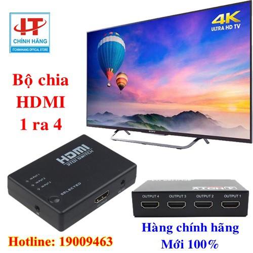 Bộ chia HDMI 1 ra 4 cổng HDMI - HDMI Splitter 1x4 cổng