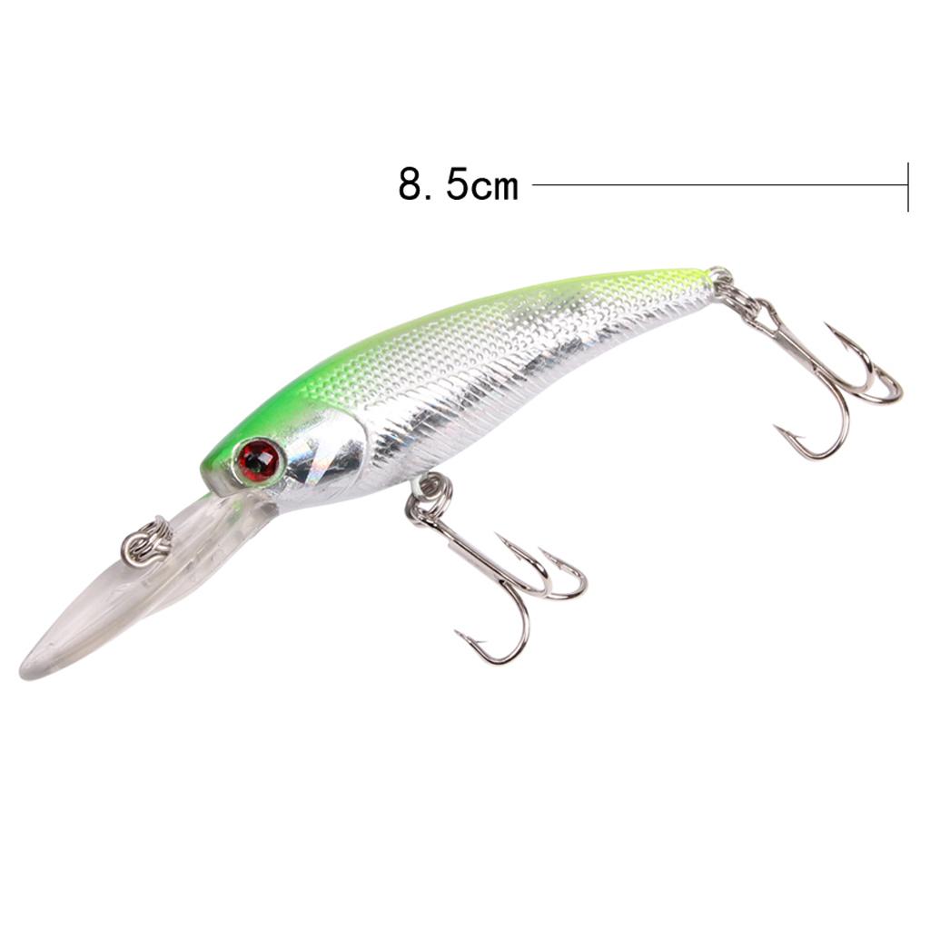 22x Fishing Lure Kit Set Frog Minnow Buzz Bait Hook for Freshwater Saltwater