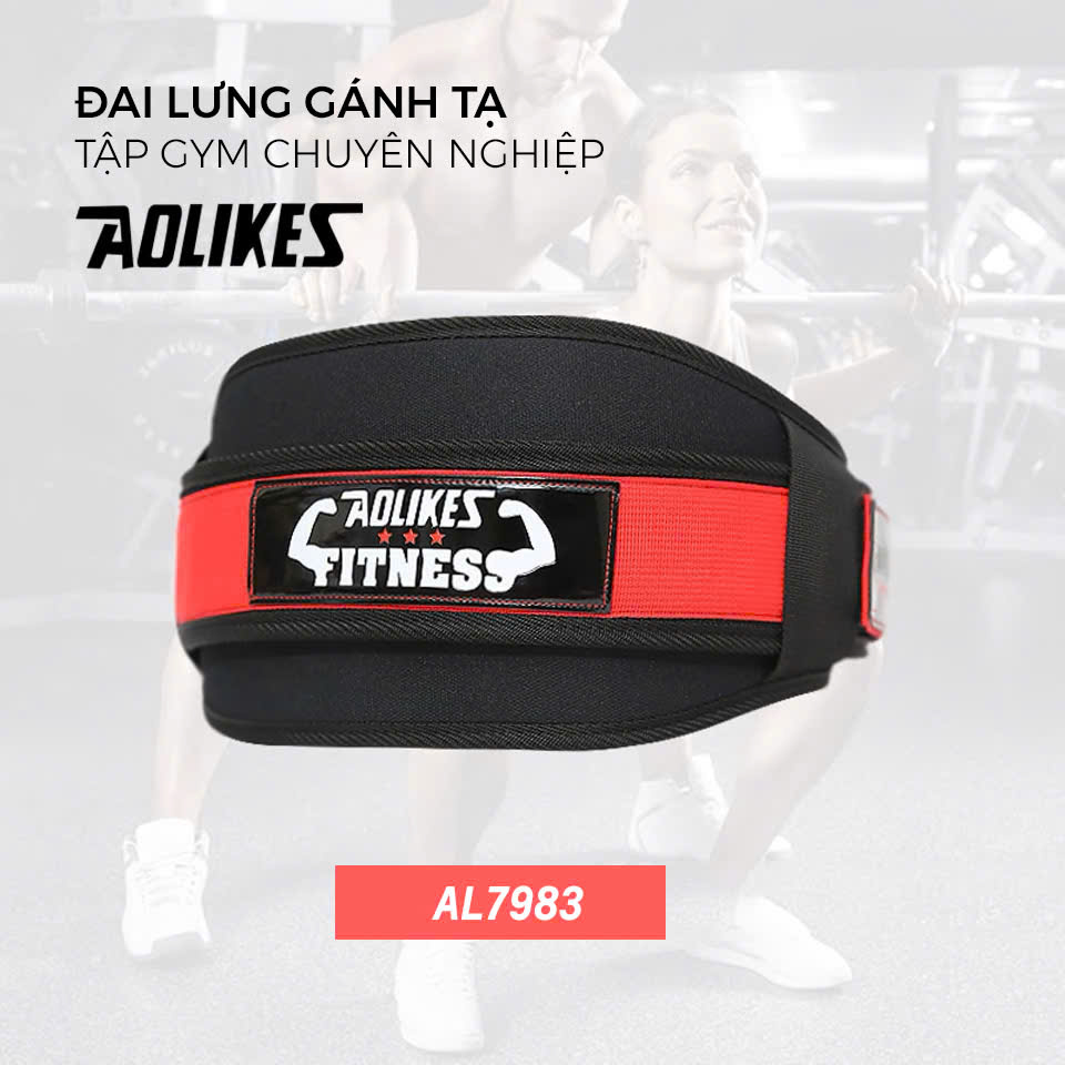 Đai lưng cứng tập gym gánh tạ AOLIKES A-7983 chuyên nghiệp sport waist support