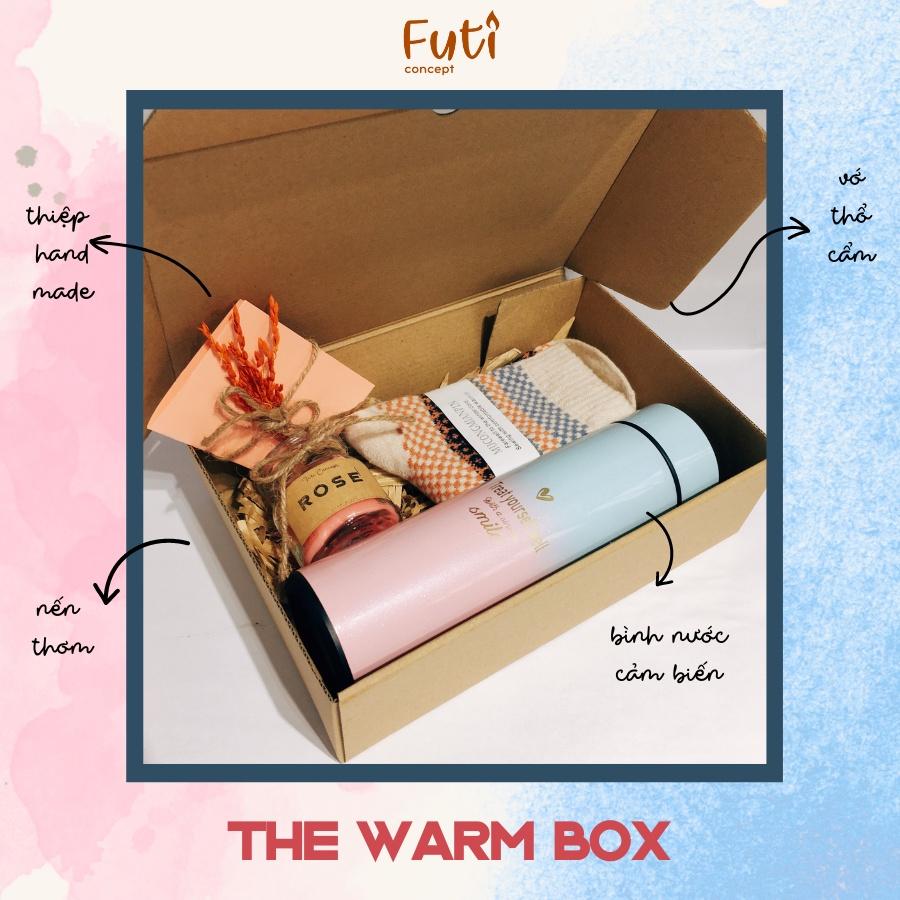 Hộp quà tặng sinh nhật bạn gái. giftbox tặng bạn trai The Warm Box