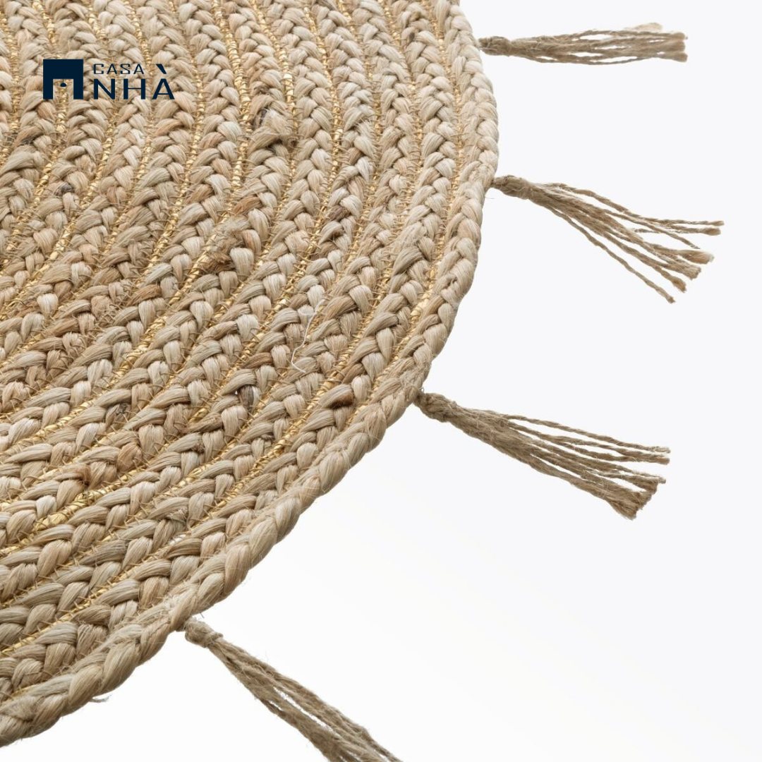 Thảm đay trang trí nhà cửa LIREX ROUND CARPET D80cm