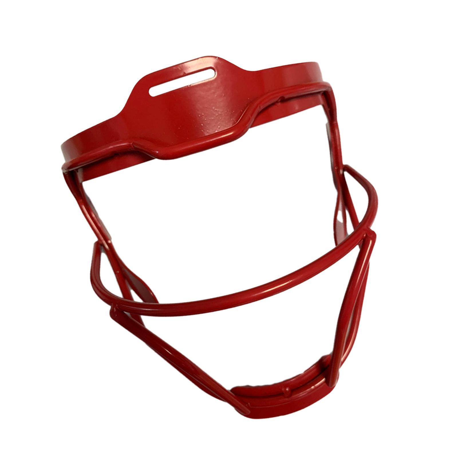 Softball Batting Mask Face Guards Metal Wire Protective Cover Wide Vision Safety