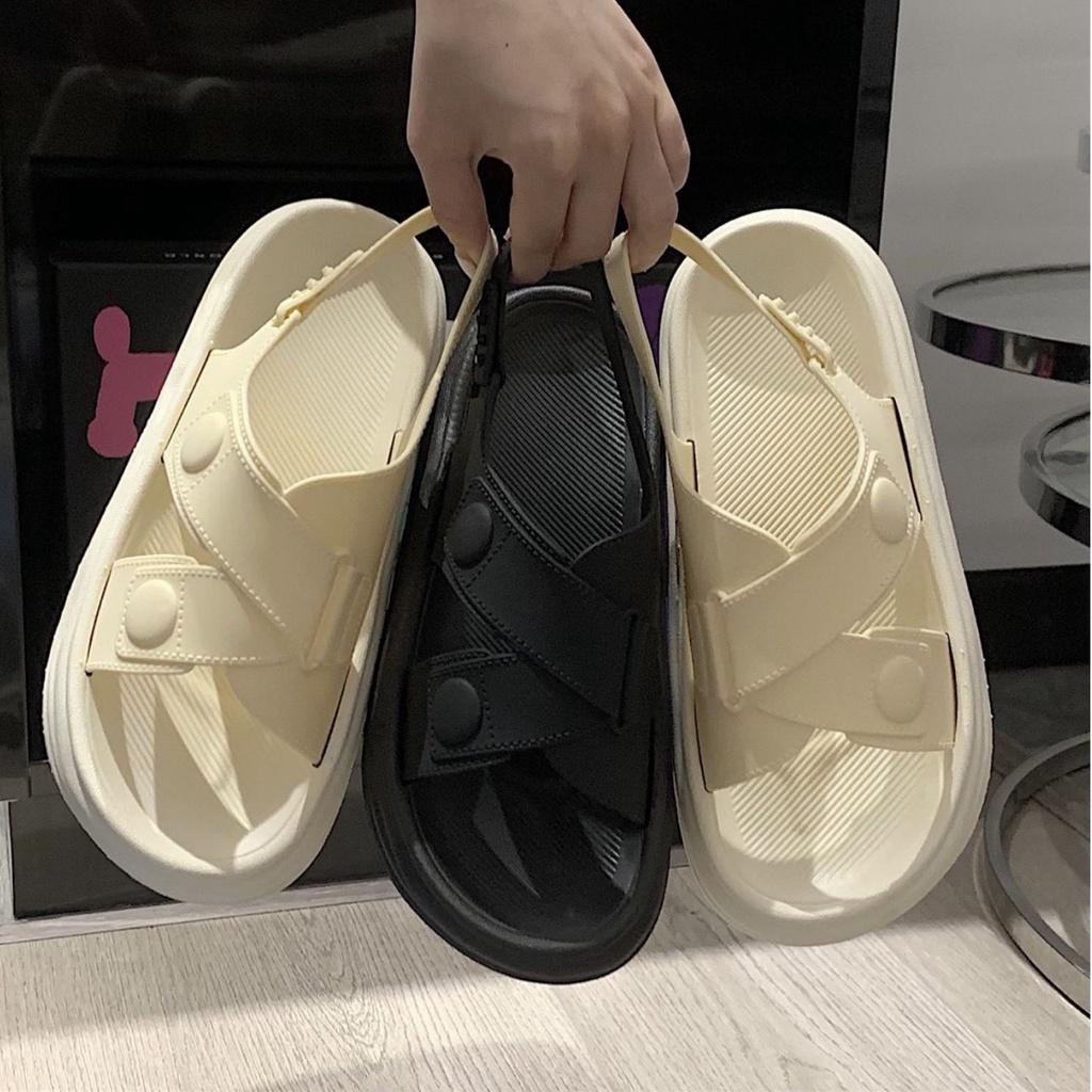 Dép Nữ, Sandal Bánh Mỳ Đế Cao 2cm, Sandal QUAI CHÉO sẵn hàng