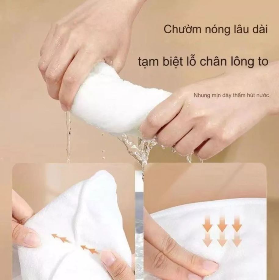 Khăn Mặt Nạ Chườm Nóng Lạnh Chăm Sóc Da Hiệu Quả Tại Nhà