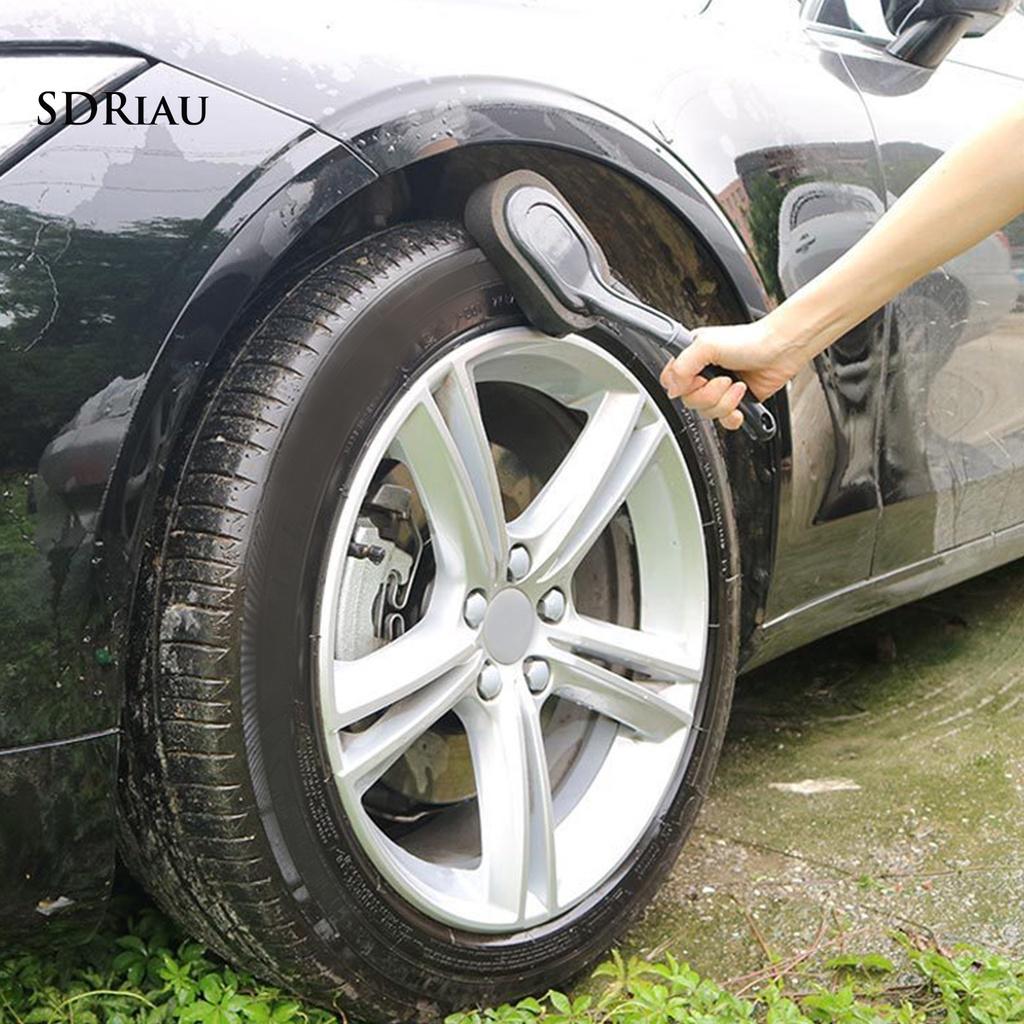 Bàn Chải Vệ Sinh Lốp Xe Hơi Có Tay Cầm Dài Tiện Dụng