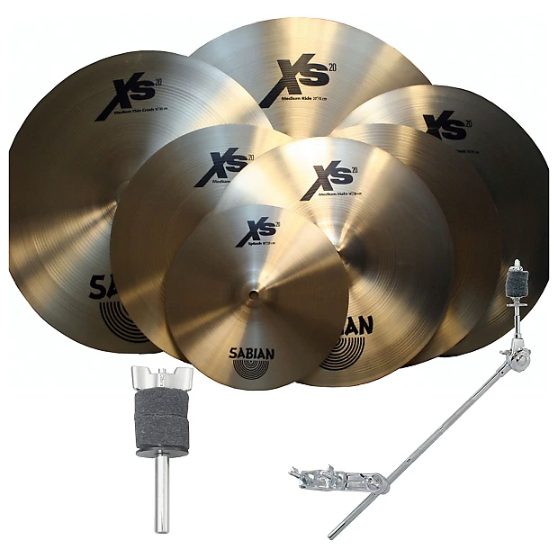 Bộ lá trống (Cymbal) XS5007S – SABIAN X20SSet (10,14,14Hihat,16,18,20) - Hàng Chính Hãng