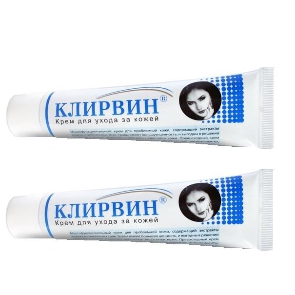 Combo 2 tuýp kem hỗ trợ điều trị sẹo lồi sẹo lõm Klirvin Cream của nga (25g)