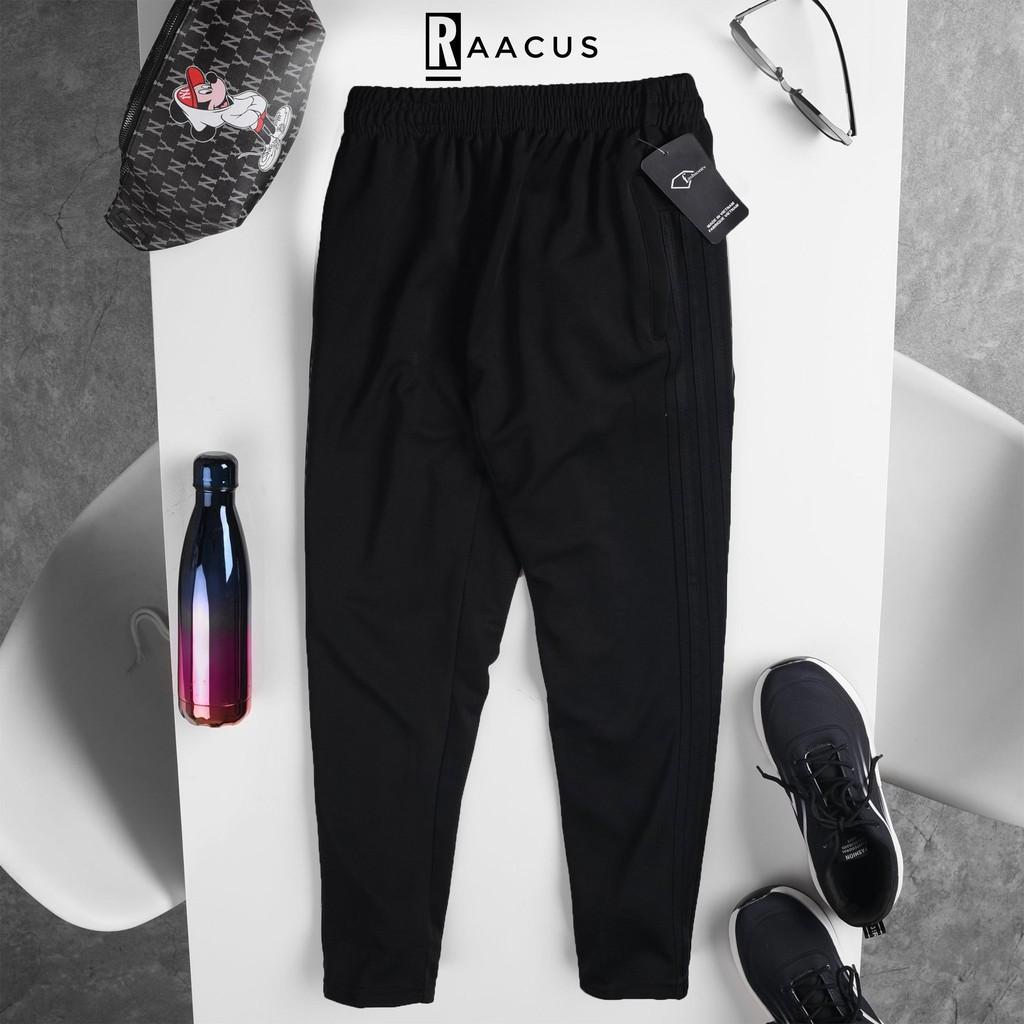 Quần thể thao nam unisex dáng dài ống rộng 3 sọc RAACUS, quần nam thể thao phong cách ulzzang 4 màu – Q054