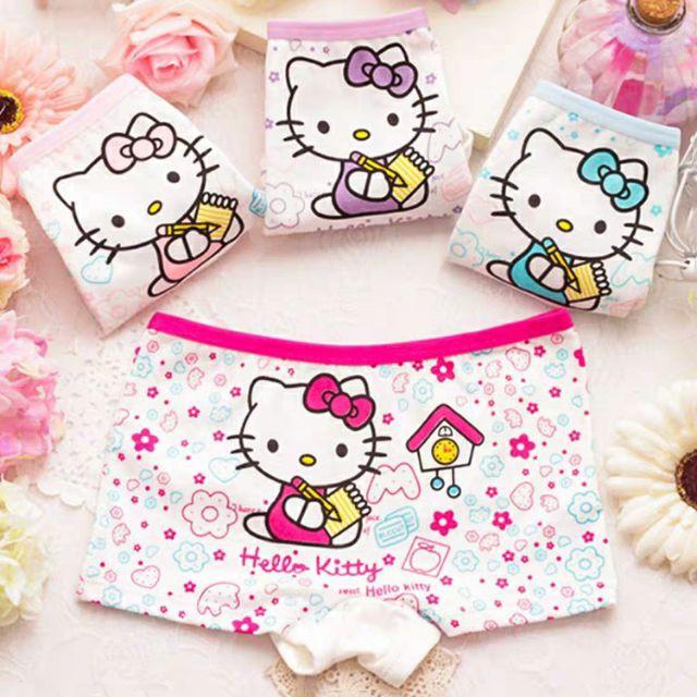 Set quần chip đùi bé gái mèo Hello Kitty