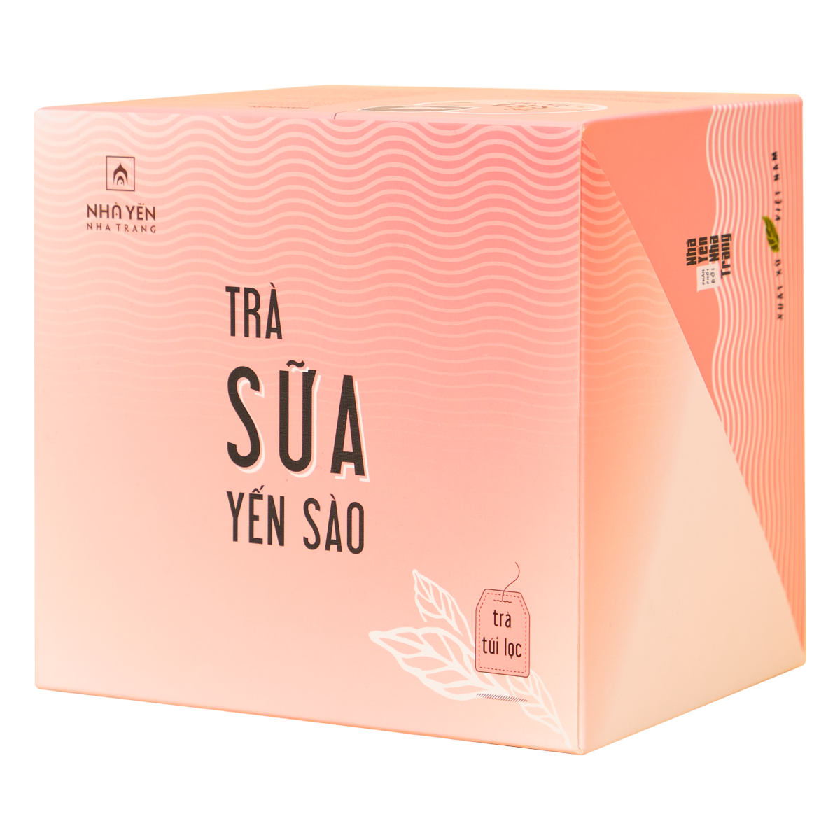 Trà Sữa Yến Sào - Nhà Yến Nha Trang - Hộp 10 Gói - Trà Túi Lọc - Trà Sữa Gói - Trà Thanh Nhiệt - Trà Yến - Hàng Chính Hãng