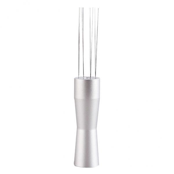 3X Needle Style Coffee Tamper Distributor Espresso Hand Stirrer Tool Silver