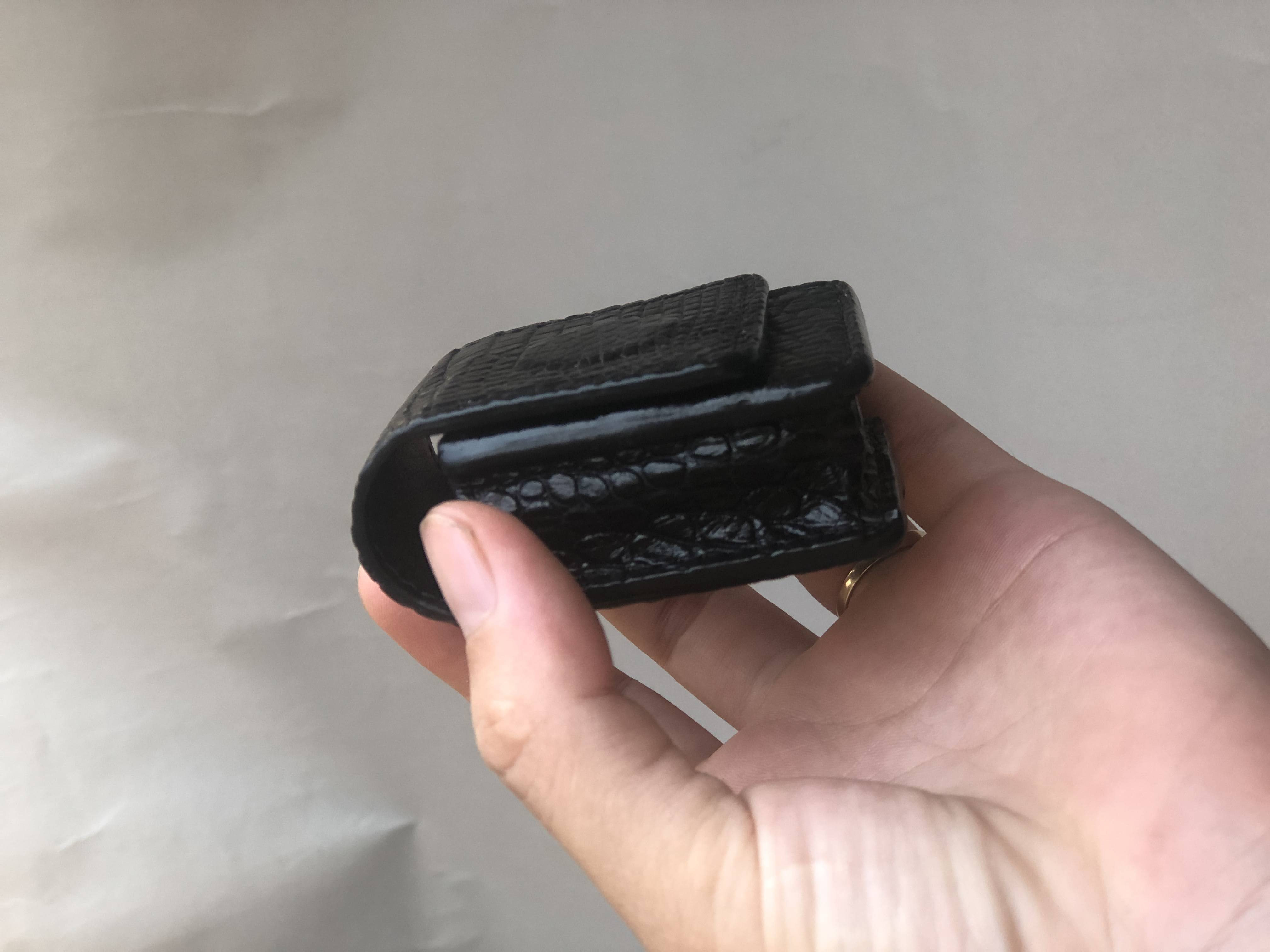 Bao Da Bật Lửa Zippo Chuyên Dụng Da Cá Sấu Chất Lượng KEIO NIPPON