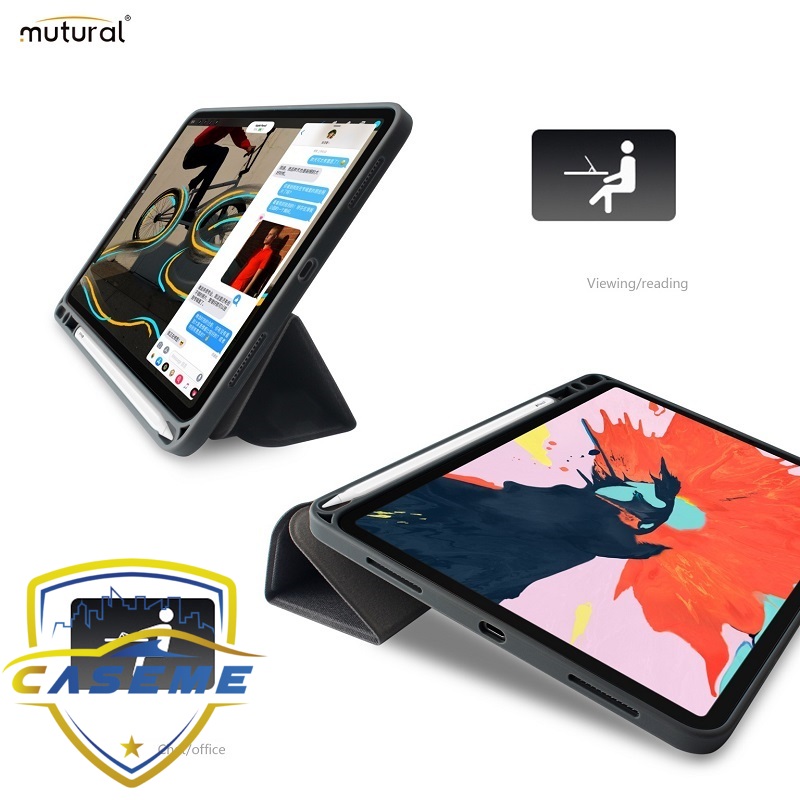 Bao da hàng chính hãng Mutural dành cho iPad Mini 6 2021 kèm khay đựng bút