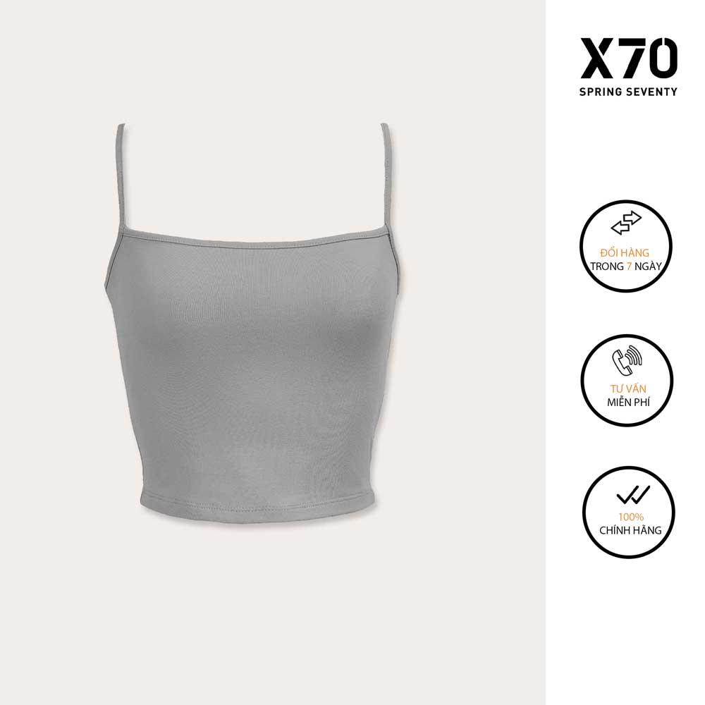 Áo 2 Dây Nữ Lụa Satin Thiết Kế Thời Trang X70 - 00320042