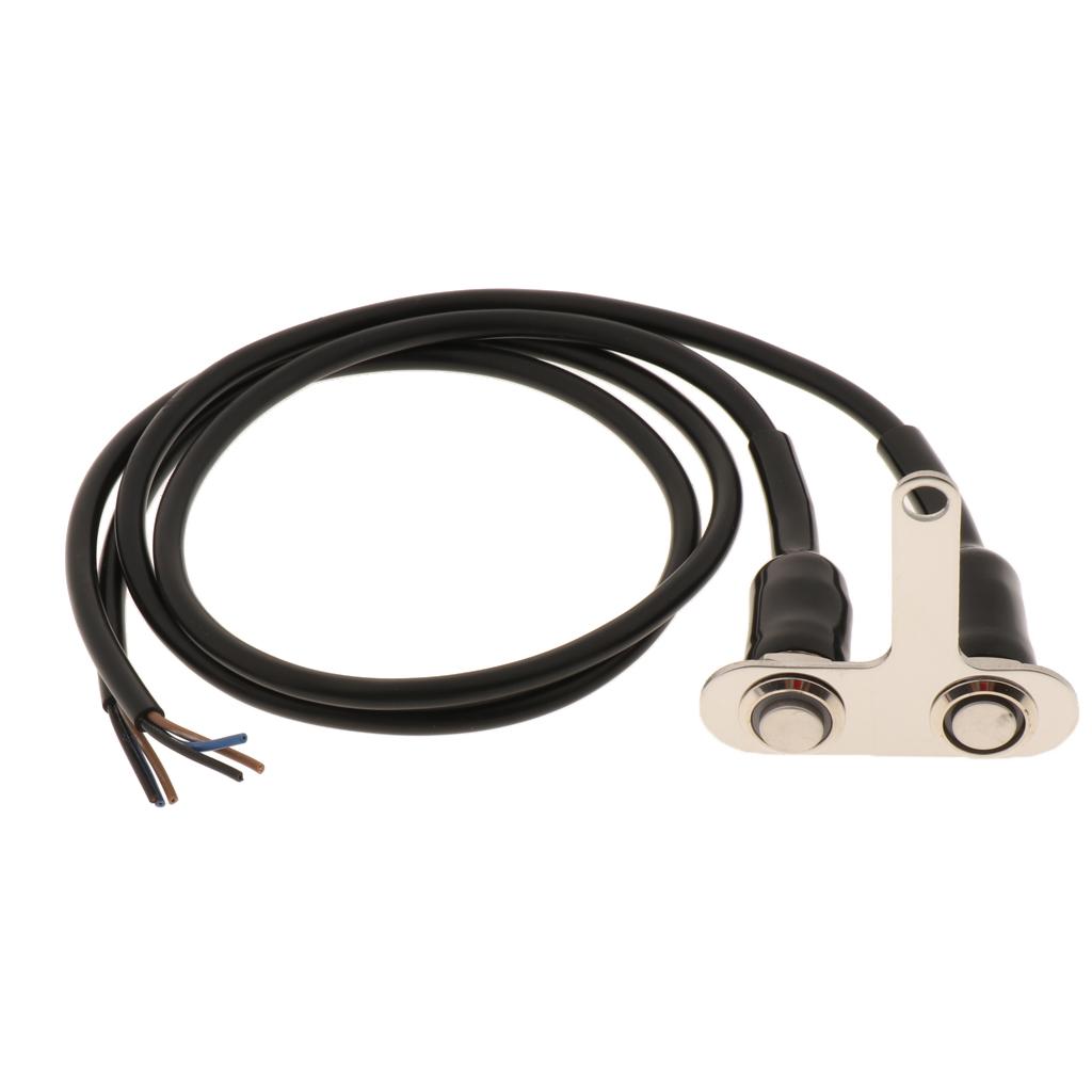 Waterproof Motorbike ATV Handlebar Engine Kill Start Stop Switch Button